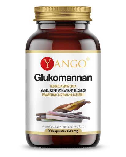 Glukomannan 90 kapsułek Yango