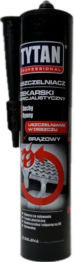Uszczelniacz specjalistyczny dekarski Tytan 280ml brązowy