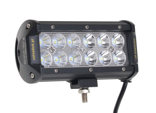 LAMPA ROBOCZA HALOGEN LED 36W COMBO MIX 12V 24V