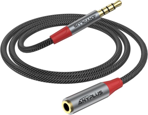 Kabel ANYPLUS przedłużający mini jack 3,5mm audio aux męski na damski 2 M