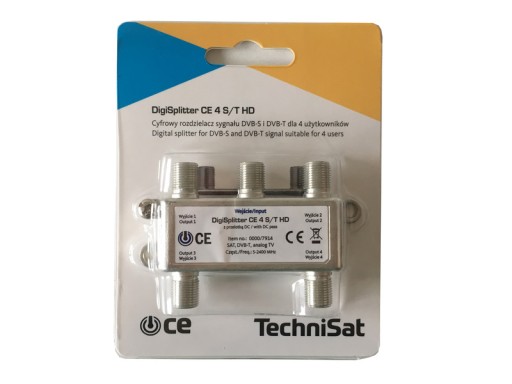 ROZDZIELACZ ANTENOWY TECHNISART CE 4 S/T HD