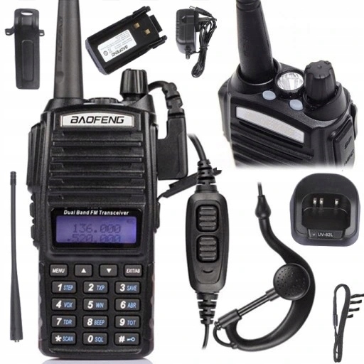 Baofeng UV-82 HT 8W Radiotelefon PMR NOWA WERSJA