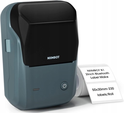 Przenośna termiczna drukarka etykiet B1 Bluetooth, komercyjna drukarka etykiet cenowych