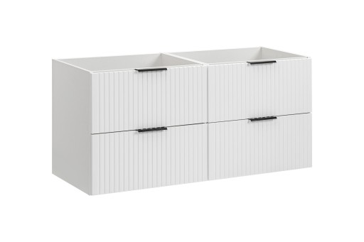SZAFKA ŁAZIENKOWA POD UMYWALKĘ 160CM BIAŁA+UCHWYTY