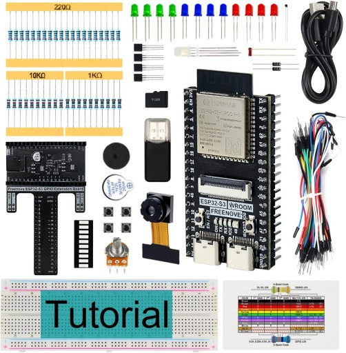 Podstawowy zestaw startowy Freenove dla ESP32-S3-WROOM z Arduino IDE