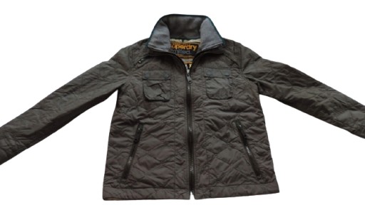 SUPERDDRY PIKOWANA KURTKA BIKER OCIEPLANA XL