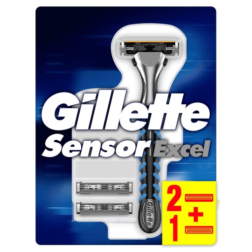 GOLARKA Gillette Sensor Excel + OSTRZA