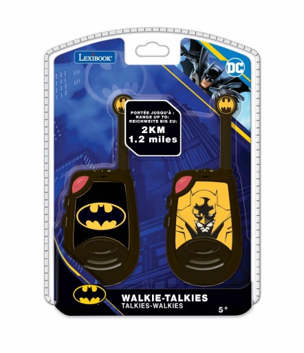 KRÓTKOFALOWKI WALKIE-TALKIE BATMAN Z FUNKCJĄ ALFABETU MORSE'A TW25BAT