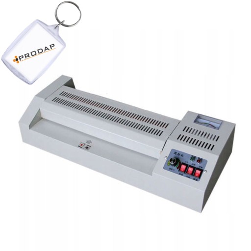 LAMINARKA A4 Z TERMOMETREM LAMINATOR BIUROWY METALOWY DO DOKUMENTÓW PRODAP