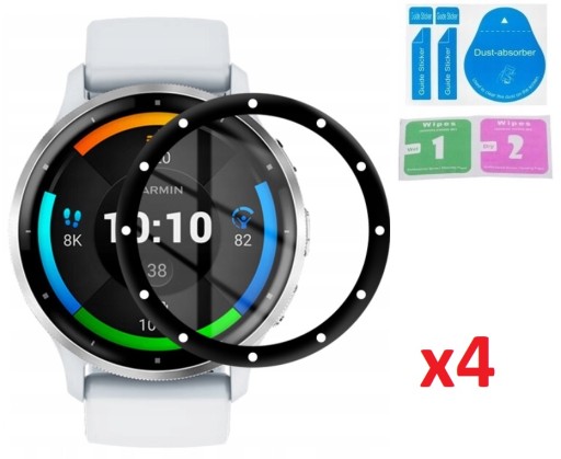 4 x Szkło Hybrydowe 3D do Garmin Venu 3s (41mm)