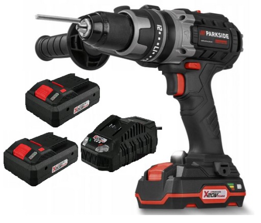 PARKSIDE PERFORMANCE UDAR wkrętarka 2 x 4 Ah smart