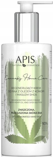 APIS Cannabis Krem do rąk olej z konopi shea 300ml