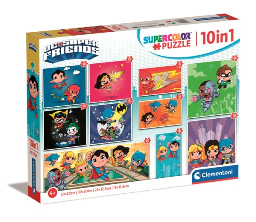 PUZZLE 10W1 SUPER KOLOR DC COMICS 20272