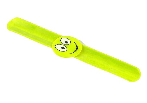 OPASKA ODBLASK DLA DZIECI na rękę rower EMOTKI mix