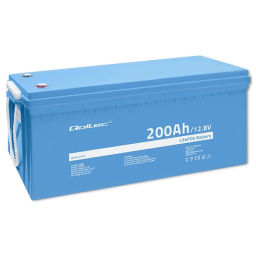 Akumulator LiFePO4 Litowo-Żelazowo-Fosforanowy 12.8V 200Ah 2560Wh BMS