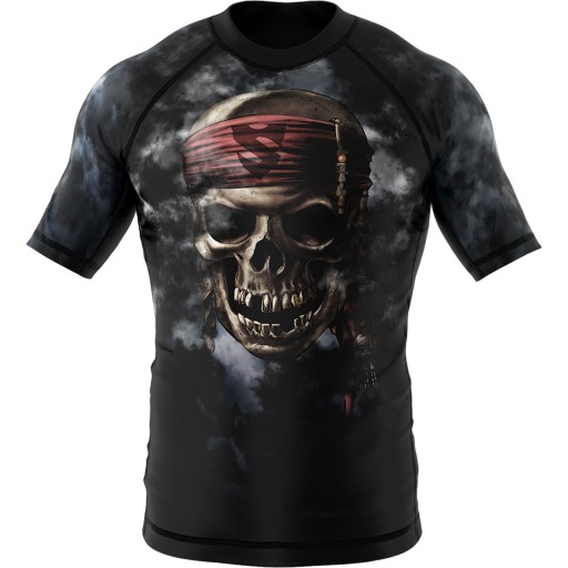 MĘSKI RASHGUARD Z KRÓTKIM RĘKAWEM PIRATES OF MMA