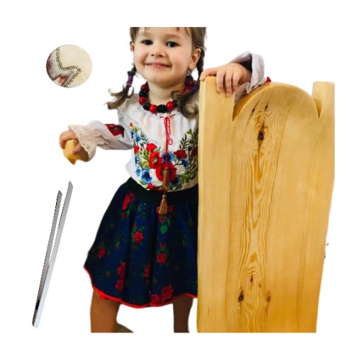 KORYTO CATERINGOWE do podawania GÓRALSKA POJEMNA TACA z DREWNA XL 60 CM