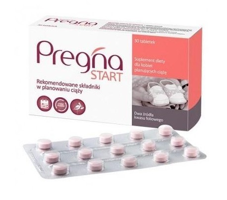 Pregna START 30tab. Kwas Foliowy Planowanie Ciąży