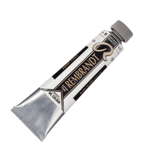 Farba olejna Rembrandt 40ml zinc white linseed 117