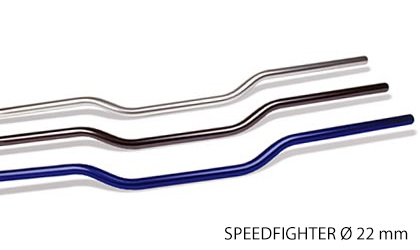 TRW KIEROWNICA STALOWA 22MM SPEEDFIGHTER CHROMOWAN