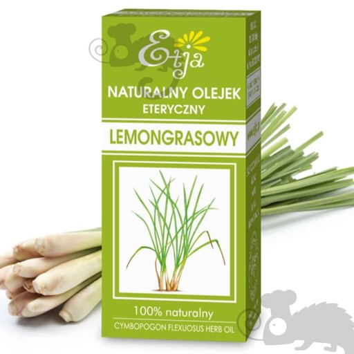 NATURALNY OLEJEK eteryczny LEMONGRASOWY LEMONGRASS trawa cytrynowa 06/24