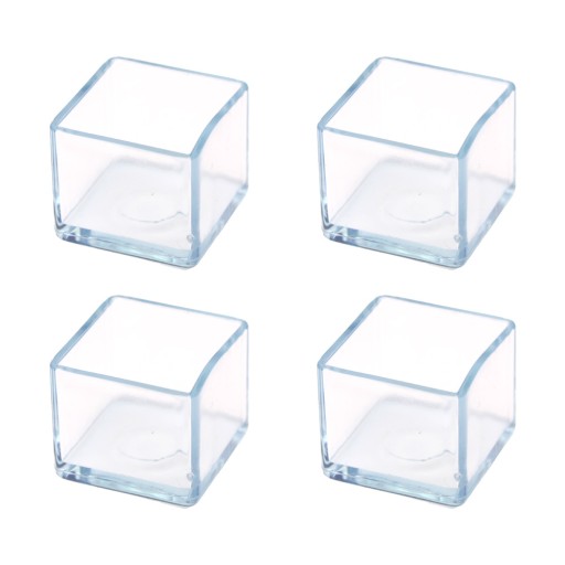 Nakładki na nogi krzesła silikonowe 20x20mm