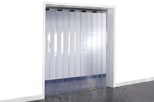 Kurtyna paskowa (SxH): 200 x 270cm, pasy PCV 200x2
