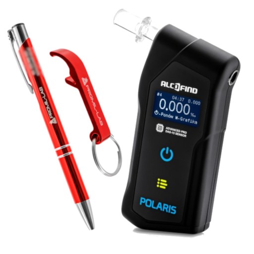 Alkomat ALCOFIND POLARIS skalibrowany + PREZENT