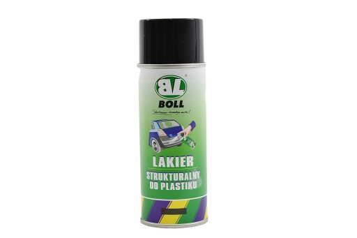 BOLL FARBA STRUKTURALNA CZARNA DO PLASTIKU SPRAY