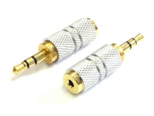 Wtyk mały JACK 3,5mm gniazdo mikro JACK 2,5mm