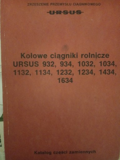 Katalog części URSUS 932-1634; 932-1634 Produkt PL