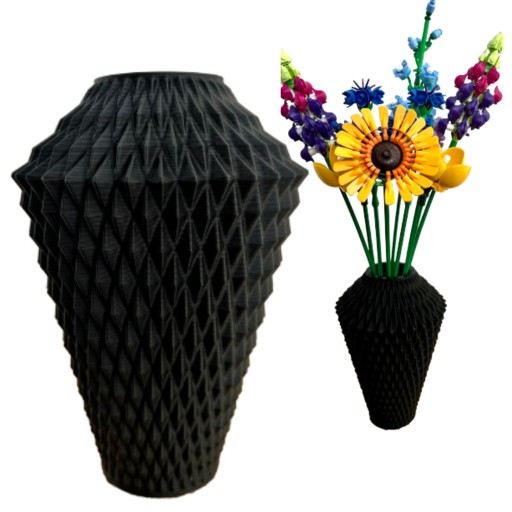 Unikalny wazon flakon VANTORI na kwiaty suszone kwiaty LEGO ICONS WYPRZEDAŻ