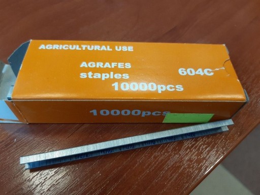 EUROFLORA Zszywki do Tapenera na taśmę 604C - 10.000 szt