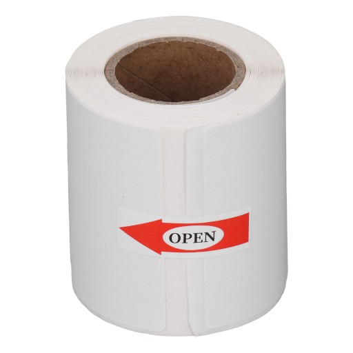 Papier do etykiet na 1 rolkę Przezroczysty nadruk