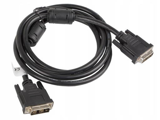 KABEL DVI-D 18+1 -> DVI-D 18+1 1,8M CZARNY