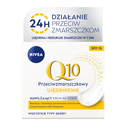 _Nivea przeciwzmarszczkowy nawilżający krem na dzień Q10 Power 50ml