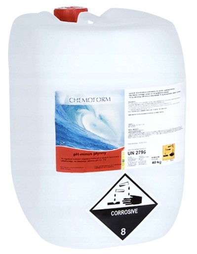 Chemia do Basenu PH MINUS pH- Obniżania Ph Wody Basen Jacuzzi Chemoform 25L