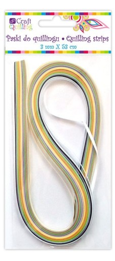 Paski do quillingu 3 mm - Basic, 100 szt.