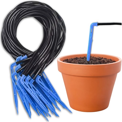 Emiter KROPLOWNIK Patykowy wkłuwka wężyk 50cm x25 szt 50 cm prosty 2l/h
