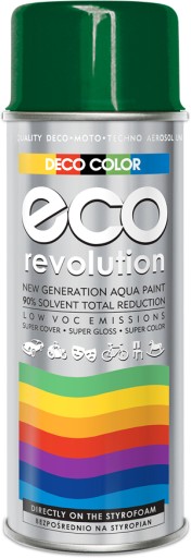 LAKIER W SPREJU ECO REVOLUTION 400M ZIELONY CIEMNY