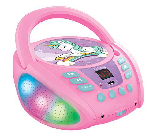 LEXIBOOK RCD109UNI UNICORN-BLUETOOTH CD PLAYER FOR