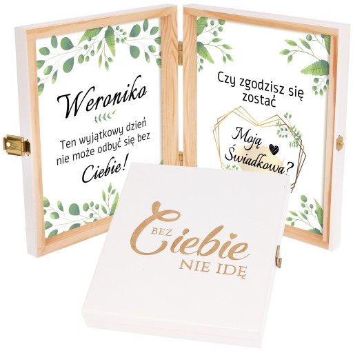 ZAPROSZENIE NA ŚLUB ZAPROSZENIE DLA ŚWIADKÓW