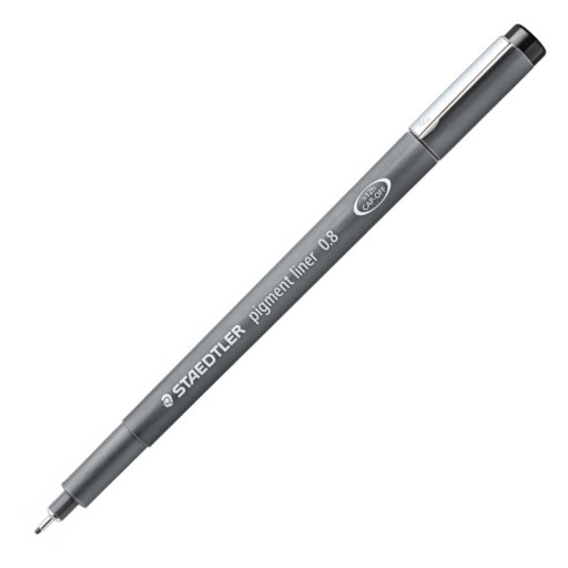 Cienkopis kreślarski STAEDTLER 0,8 mm - czarny
