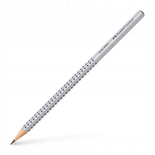 OŁÓWEK FABER-CASTELL GRIP 2001 bez gumki HB SZARY