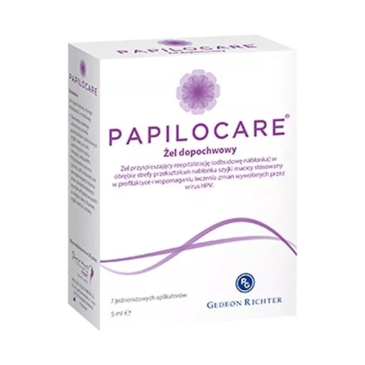 PAPILOCARE ŻEL DOPOCHWOWY 7 aplikatorów po 5ml