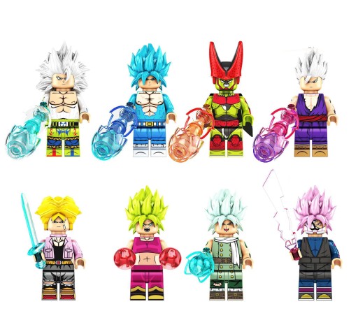 MINIFIGURKI DRAGON BALL ZESTAW KLOCKI ANIME AKCESORIA