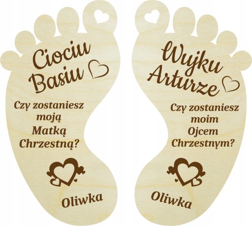 CIOCIU CZY ZOSTANIESZ MOJĄ MATKĄ CHRZESTNĄ