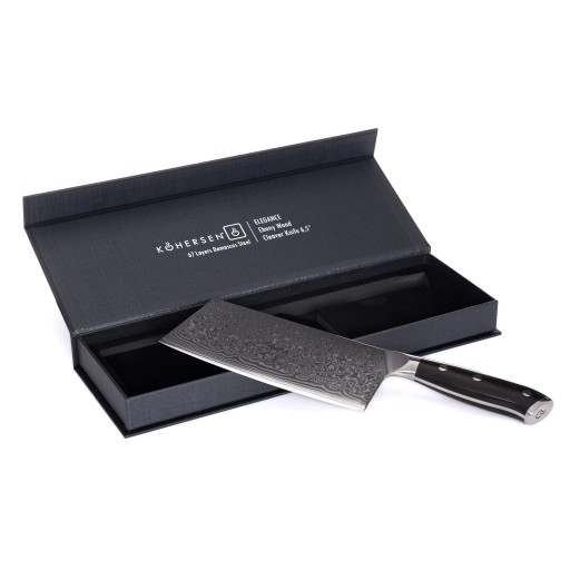 TASAK NÓŻ CLEAVER KOHERSEN ELEGANCE EBONY WOOD 16,5cm