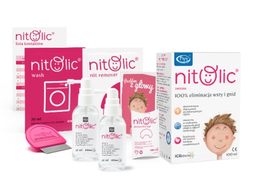 Pipi Nitolic Zestaw Rodzinny na wszy gnidy 100 ml