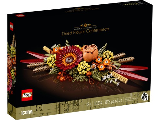 LEGO Icons 10314 Stroik z suszonych kwiatów NOWE